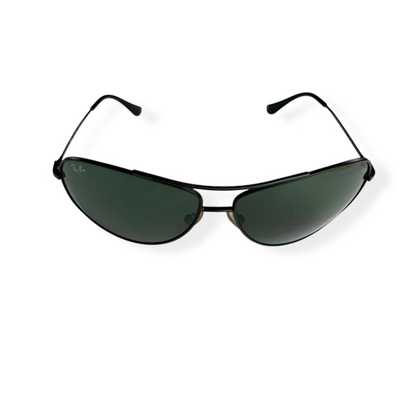 Ray‎ Ban RB3293 006/71 Black Metal Aviator Sunglasses 63-13 125